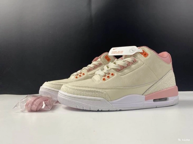 Rep TBK (W) Sail Jordan Air Pink Retro 3 Rust CK9246-116 0705